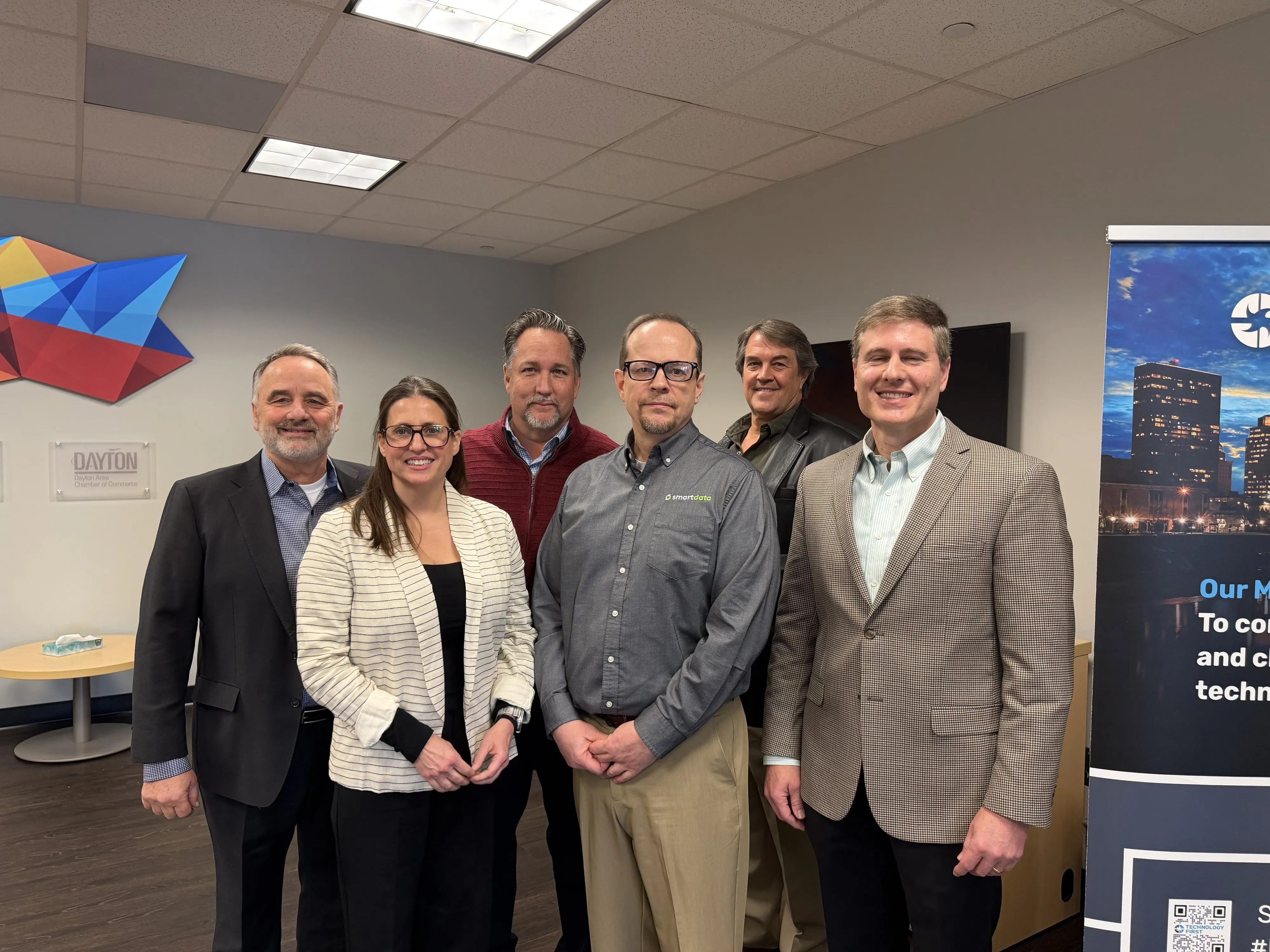 The team at a Technology First event in 2025