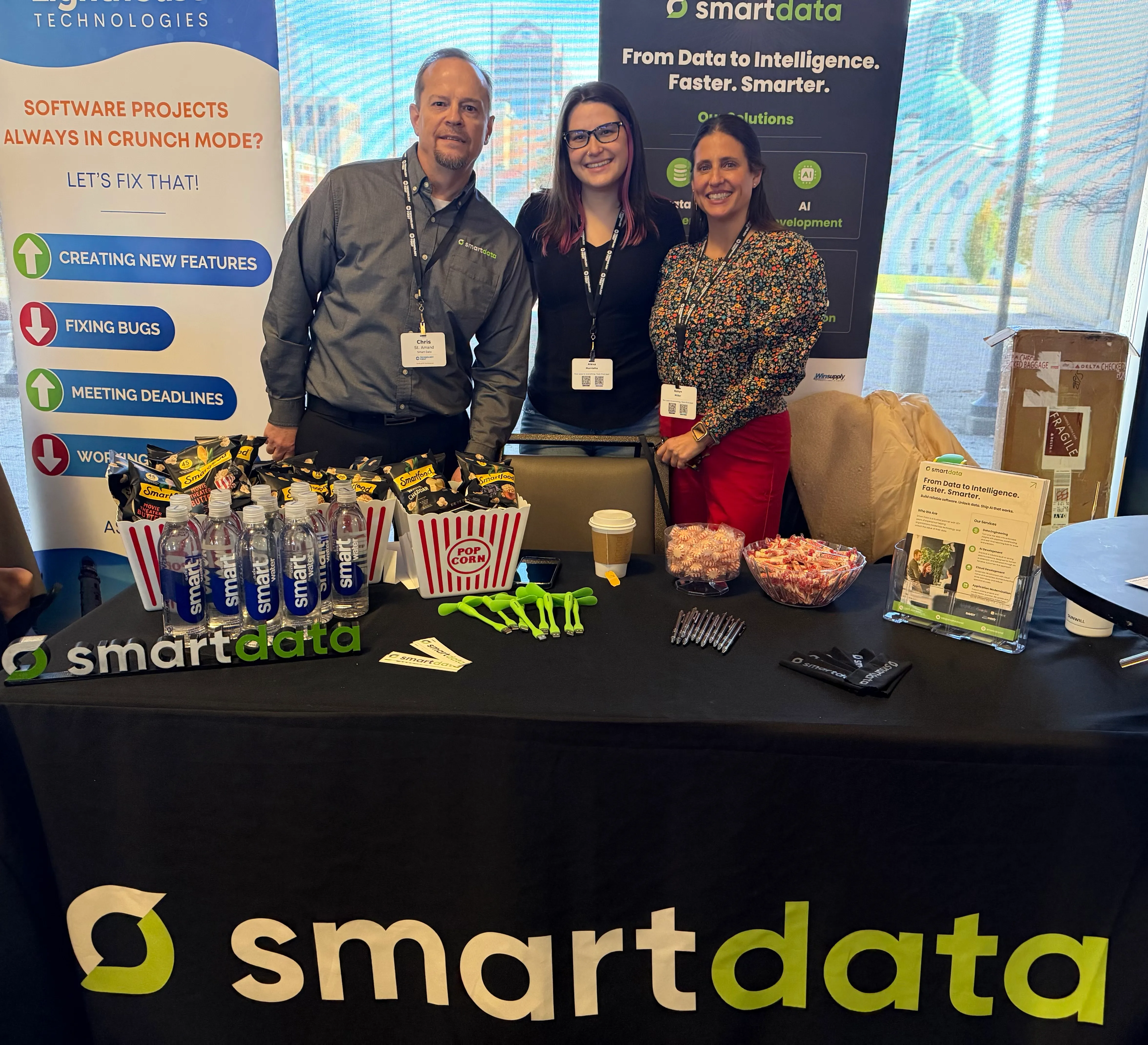 Smart Data at the Taste of IT 2025 booth